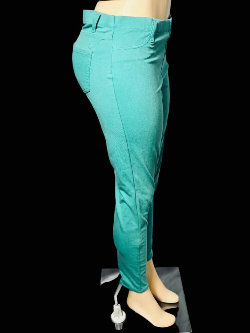 Faded Glory Turquoise Skinny Jeans Womens Large 12 / 14
